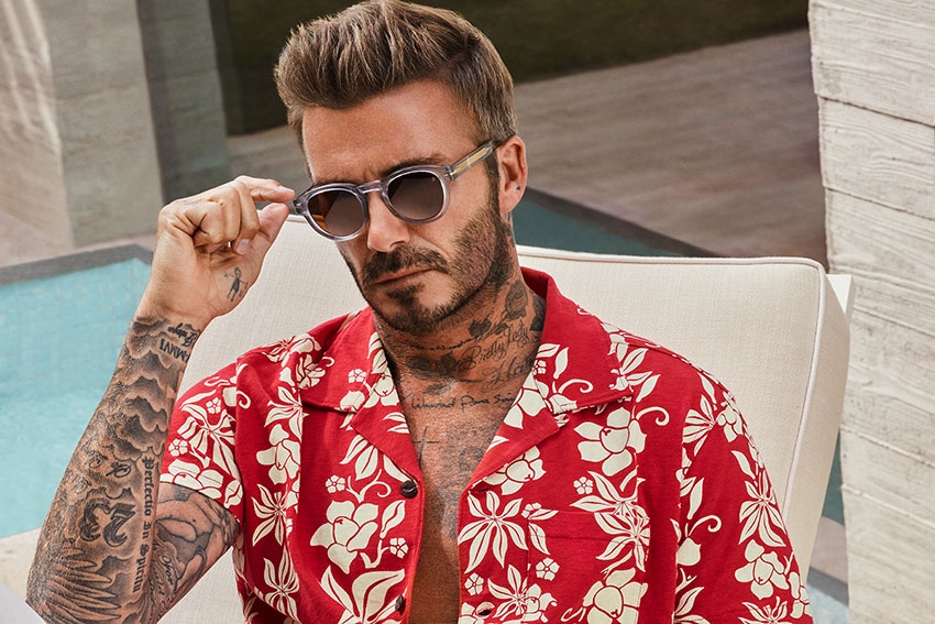David Beckham Eyewear: Συλλογή Γυαλιών Ηλίου &amp; Οράσεως Άνοιξη-Καλοκαίρι 2021